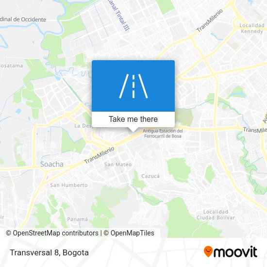 Mapa de Transversal 8