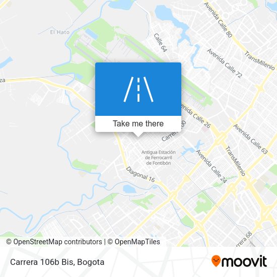 Mapa de Carrera 106b Bis