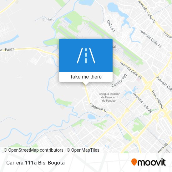 Mapa de Carrera 111a Bis