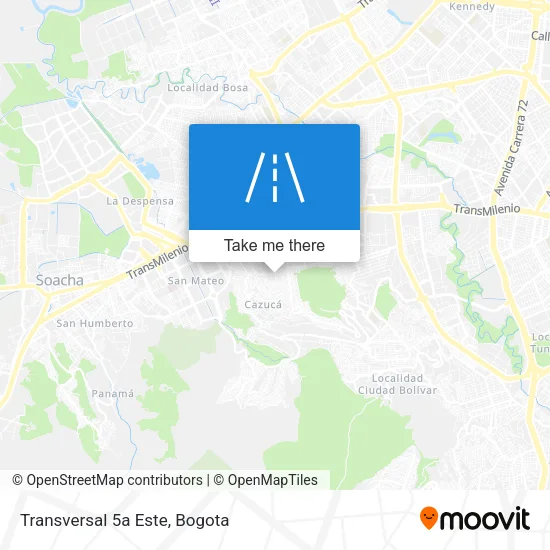 Transversal 5a Este map