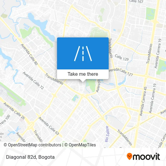Diagonal 82d map