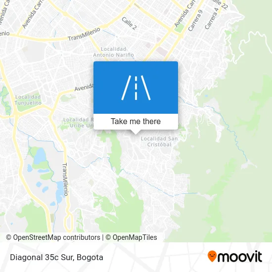 Diagonal 35c Sur map