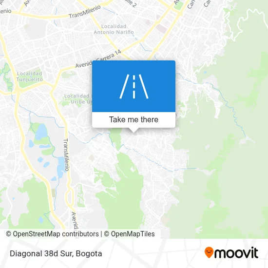 Diagonal 38d Sur map