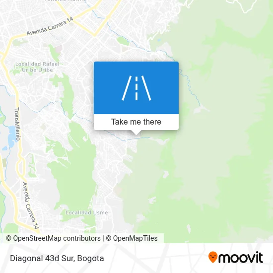 Diagonal 43d Sur map
