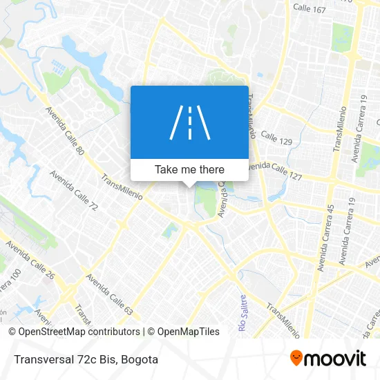 Mapa de Transversal 72c Bis