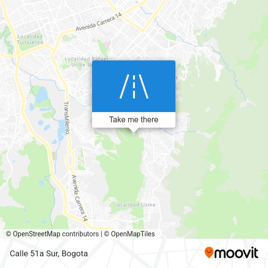 Mapa de Calle 51a Sur
