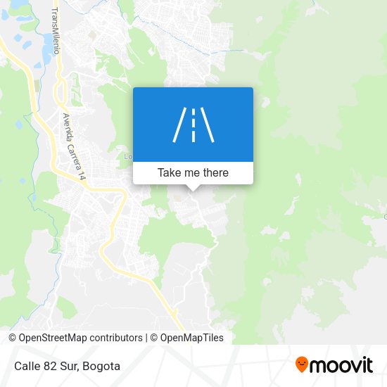 Mapa de Calle 82 Sur