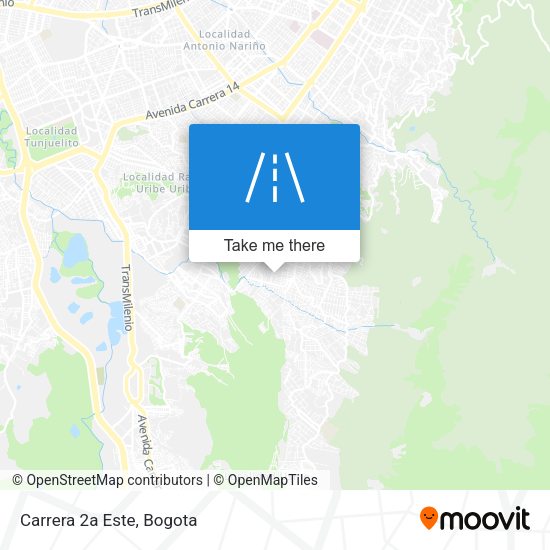 Mapa de Carrera 2a Este