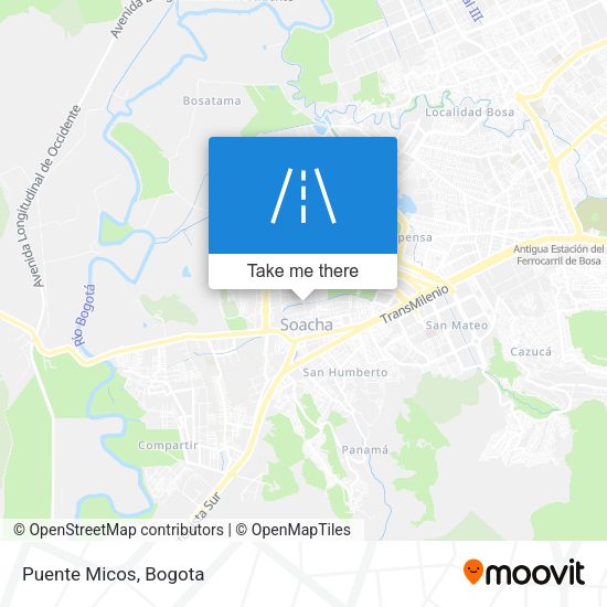 Mapa de Puente Micos