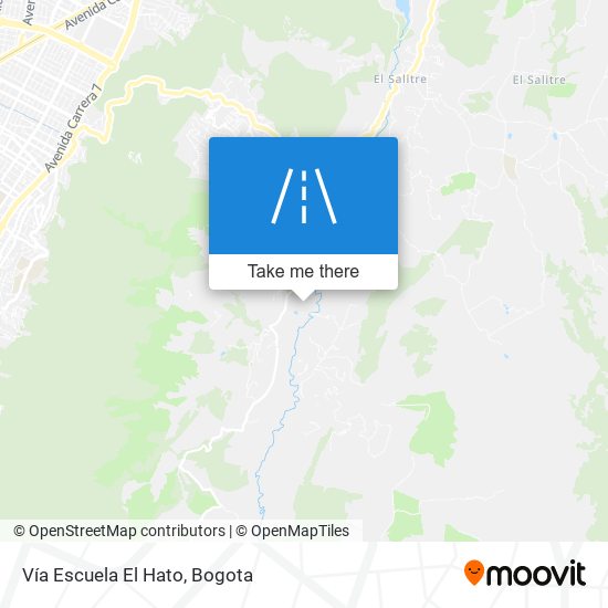 Vía Escuela El Hato map