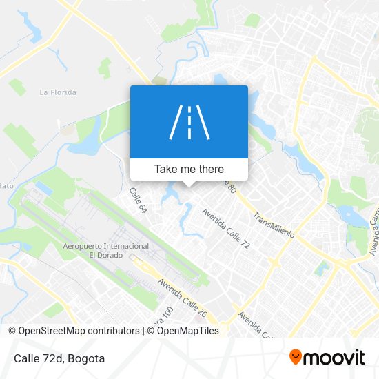 Mapa de Calle 72d