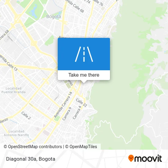 Diagonal 30a map