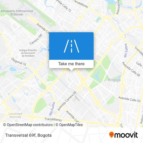 Mapa de Transversal 69f