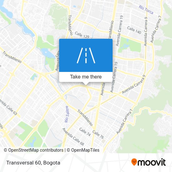 Mapa de Transversal 60