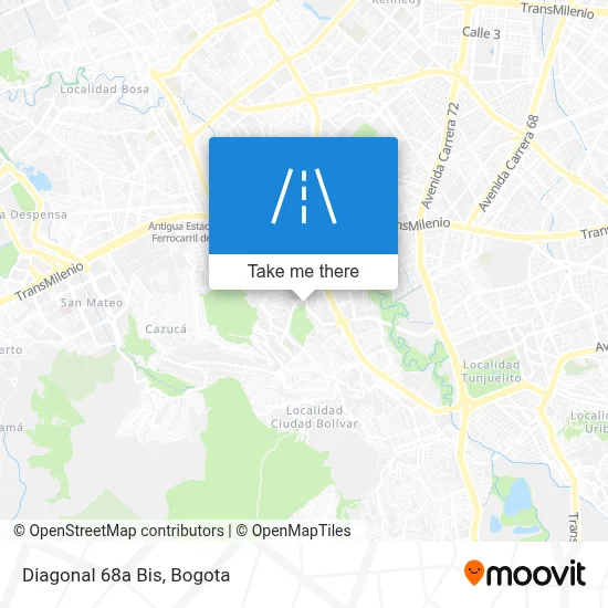 Diagonal 68a Bis map