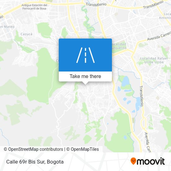 Mapa de Calle 69r Bis Sur