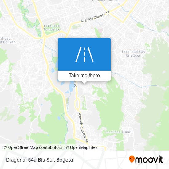 Mapa de Diagonal 54a Bis Sur