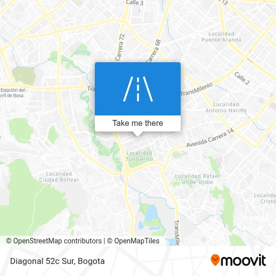 Diagonal 52c Sur map