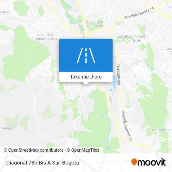 Mapa de Diagonal 78b Bis A Sur