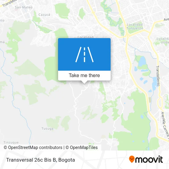 Mapa de Transversal 26c Bis B