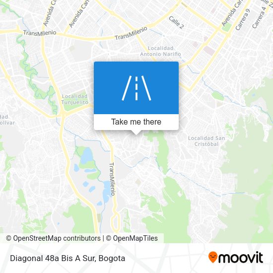 Diagonal 48a Bis A Sur map
