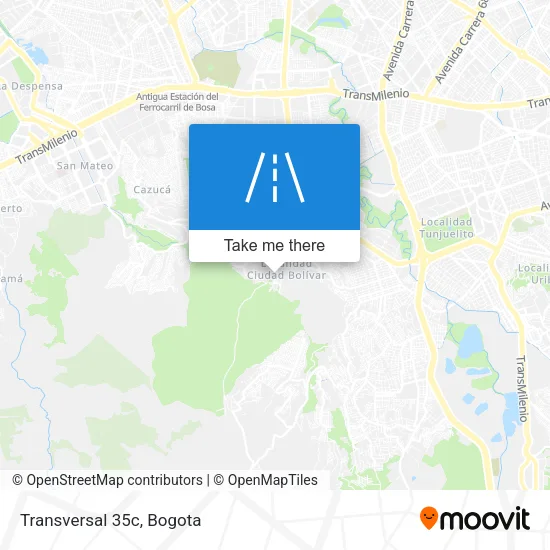 Mapa de Transversal 35c