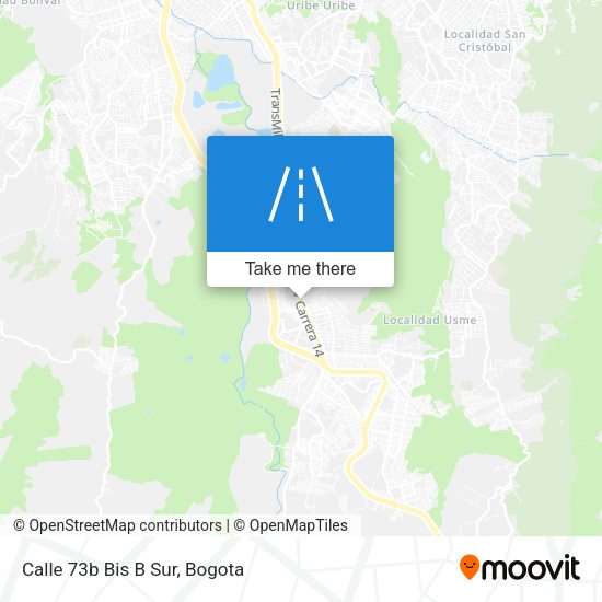 Mapa de Calle 73b Bis B Sur