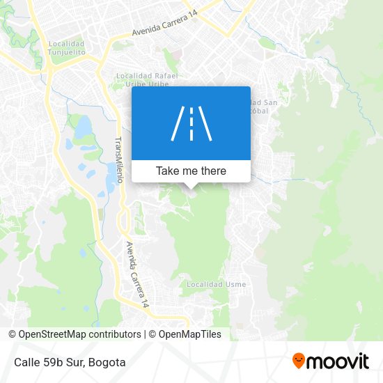 Mapa de Calle 59b Sur