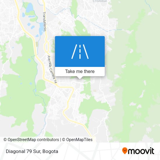 Mapa de Diagonal 79 Sur
