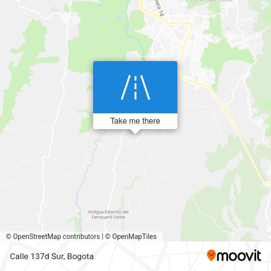 Mapa de Calle 137d Sur