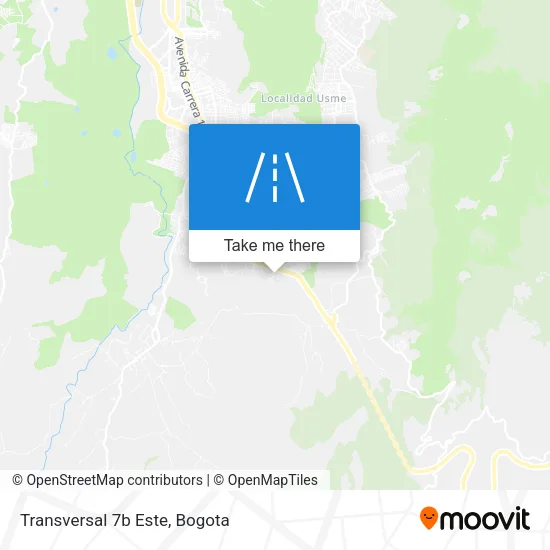 Mapa de Transversal 7b Este