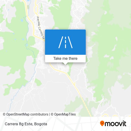 Mapa de Carrera 8g Este