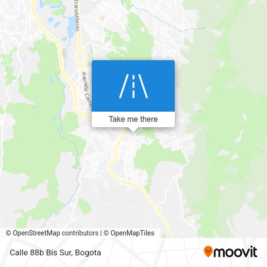 Mapa de Calle 88b Bis Sur