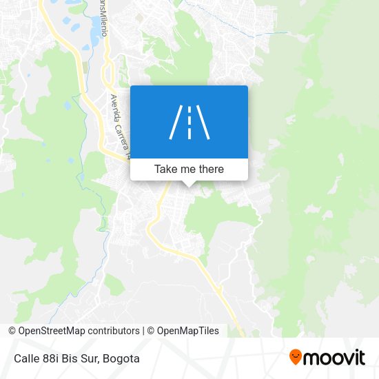 Mapa de Calle 88i Bis Sur