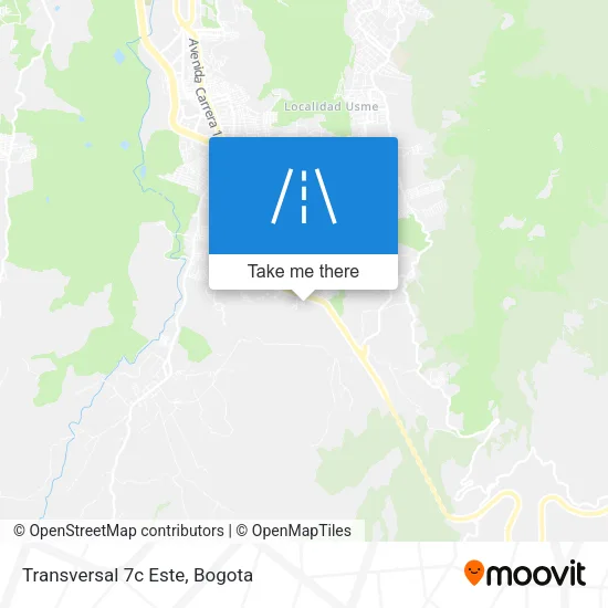 Mapa de Transversal 7c Este