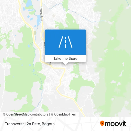 Mapa de Transversal 2a Este