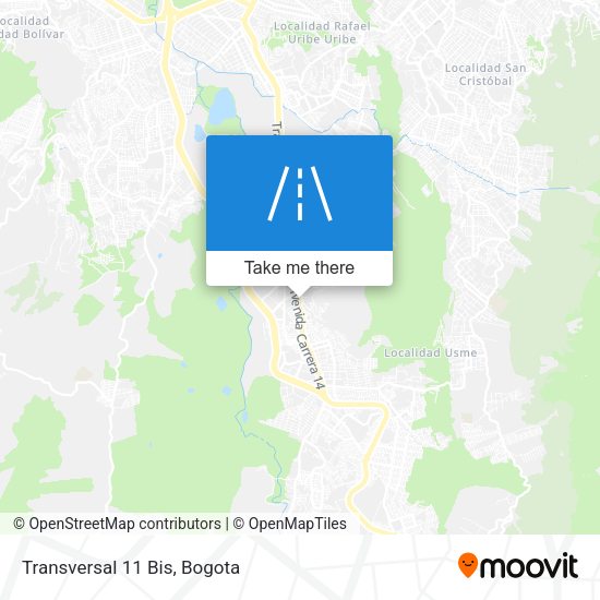 Mapa de Transversal 11 Bis