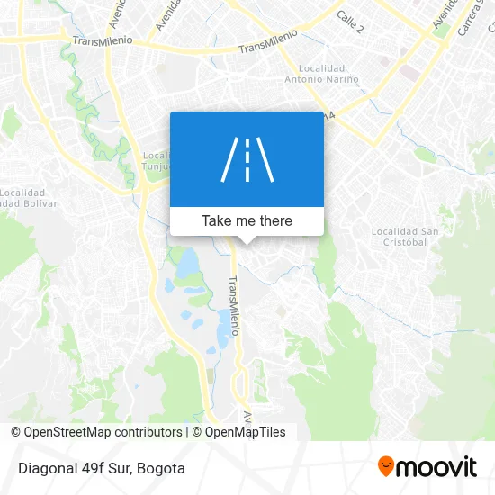 Diagonal 49f Sur map