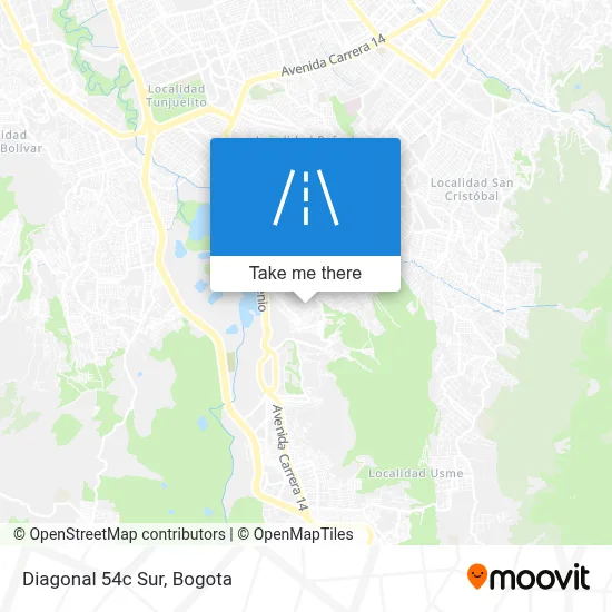 Diagonal 54c Sur map
