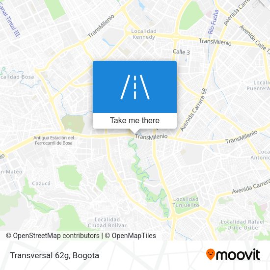 Mapa de Transversal 62g