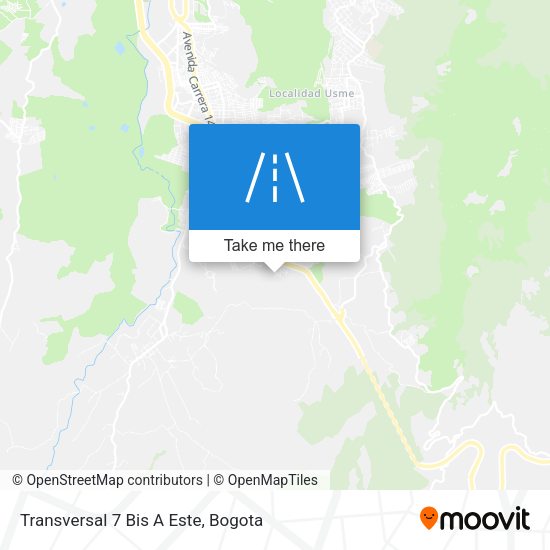 Transversal 7 Bis A Este map