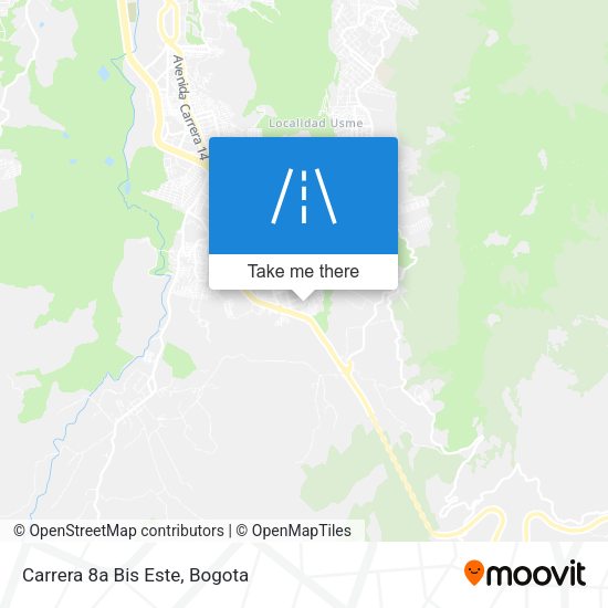 Mapa de Carrera 8a Bis Este