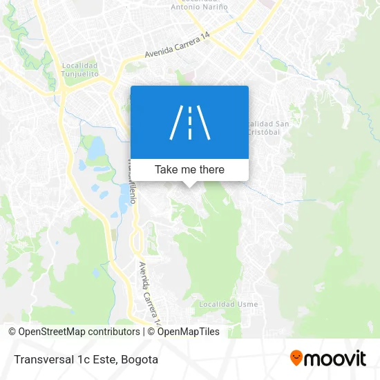 Mapa de Transversal 1c Este