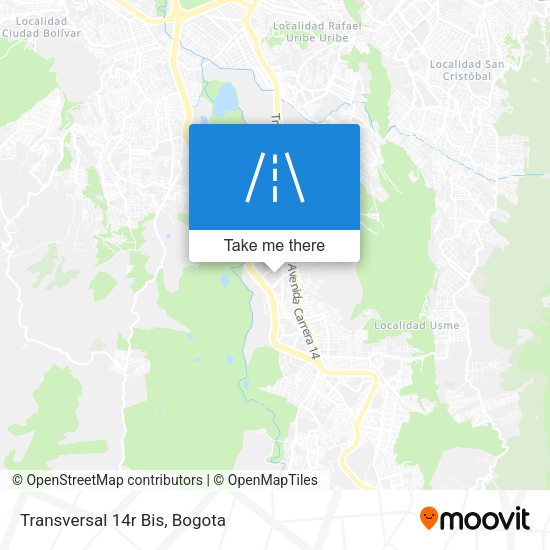 Mapa de Transversal 14r Bis