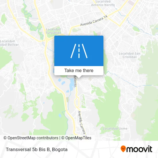 Mapa de Transversal 5b Bis B