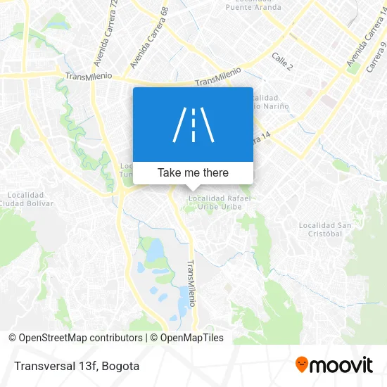 Mapa de Transversal 13f