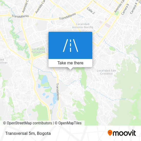 Mapa de Transversal 5m