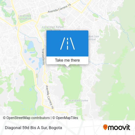 Diagonal 59d Bis A Sur map