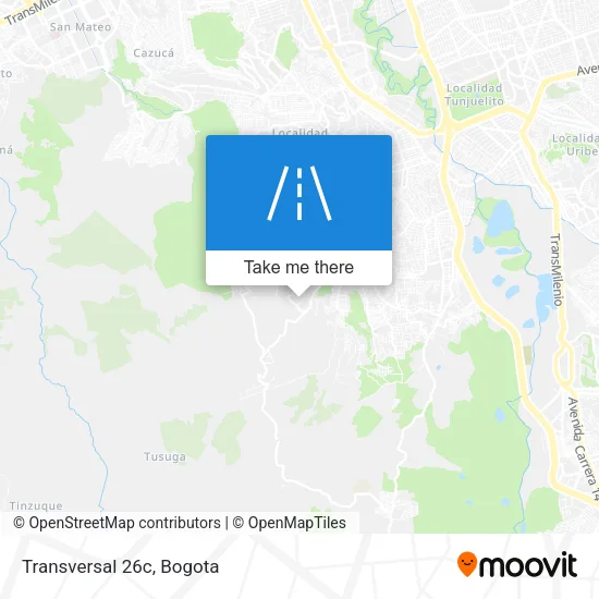 Mapa de Transversal 26c
