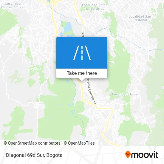 Diagonal 69d Sur map